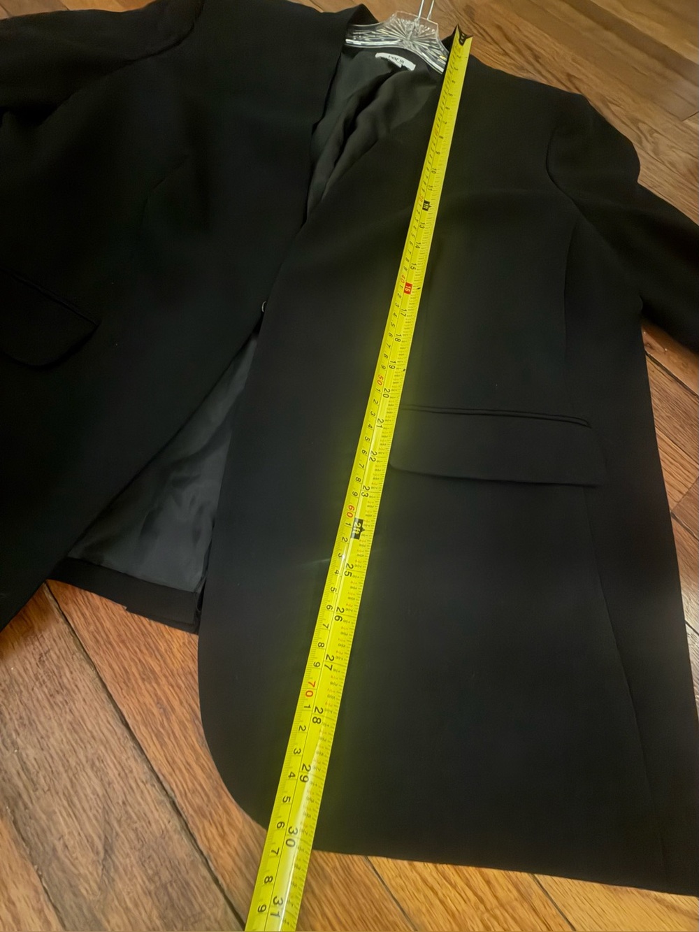Women’s plus Bar III Black Open-Front Blazer size 2x worn twice career wear - Picture 8 of 12